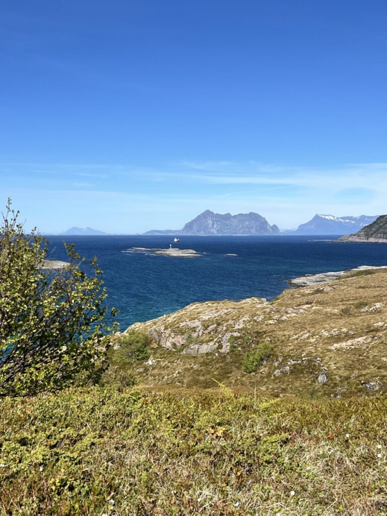 utsikt fra Kanonstillinger på Svenningen