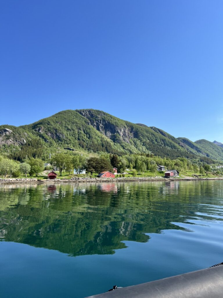 Utsikt på vei til Svartisen