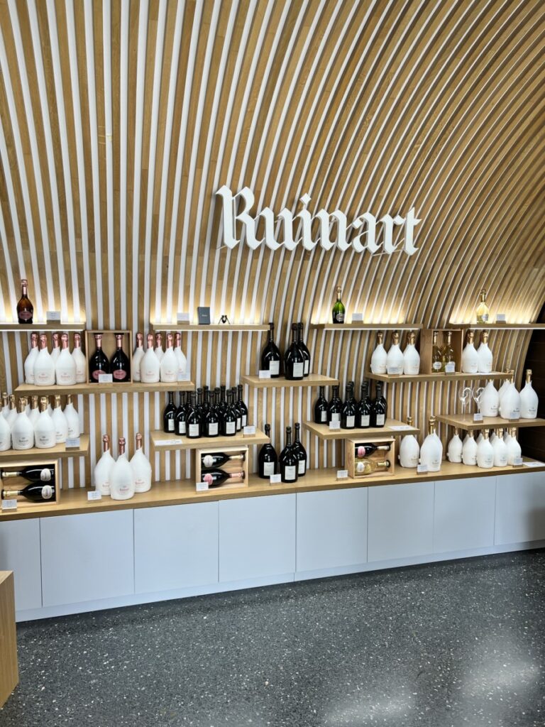 Ruinart-butikken i Reims