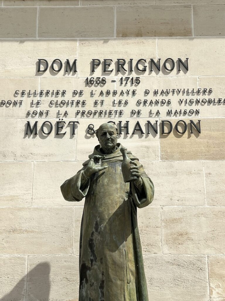 Dom Perignon hos Moet & Chandon i Epernay