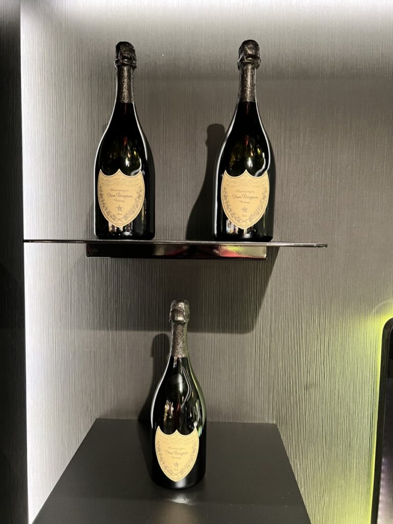 Dom Perignon-flasker hos Moet & Chandon