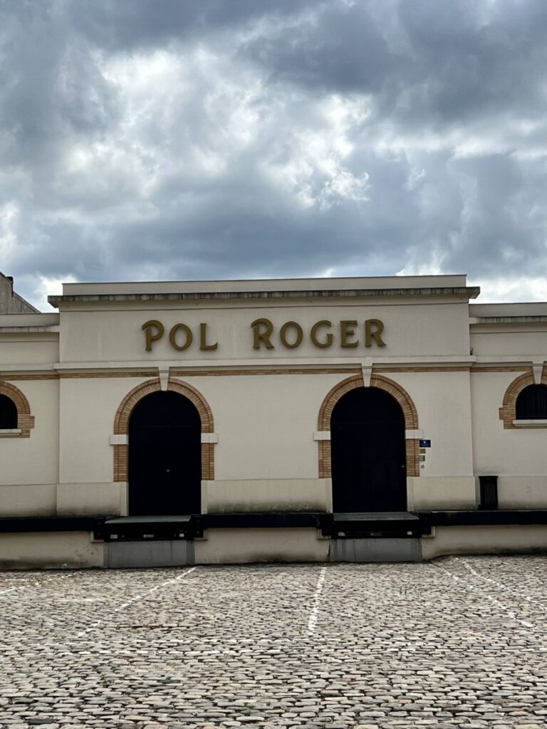 Pol Roger. Ikke åpne for besøkende i Epernay