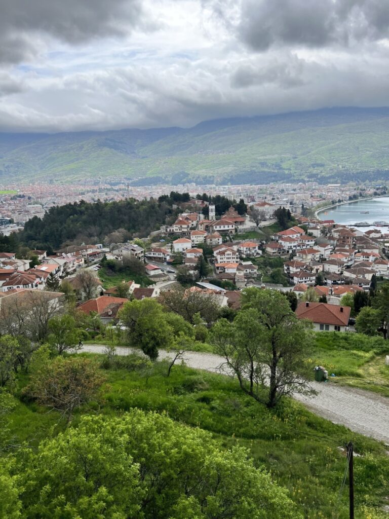 utsikt over Ohrid fra Samuels borg